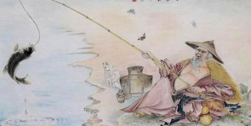 关帝公灵签中姜太公钓鱼的寓意是什么？能否详细解释一下？