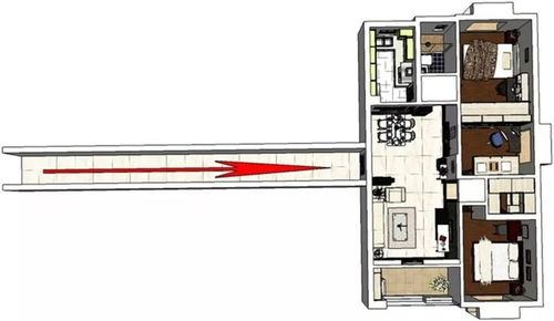 1. “枪煞”的形成与气流直冲