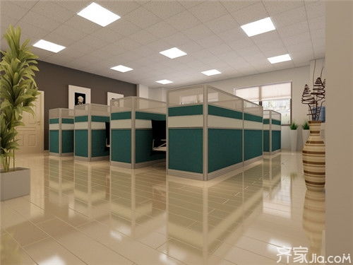 办公室有两扇门，进门聚财屏风如何摆放更合适？