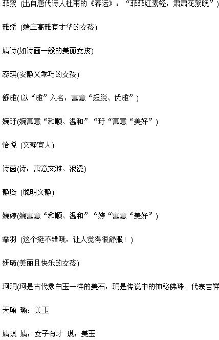三、 较小名取名原则的更