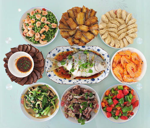 年夜饭（团圆饭）与围炉习俗