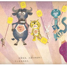 十二生肖排名中谁是第一位，对应的绘本故事叫什么名字？