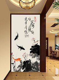 （二）众鱼嬉水图：水为财源与年年有余的吉兆