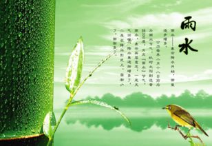 雨水节气“三候”及其生态表现