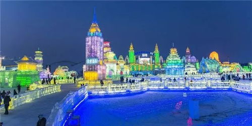 哈尔滨冰雪大世界：冬天去Zui爽 冰雕好kan