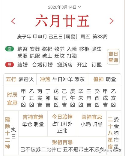 月份干支与吉神宜忌